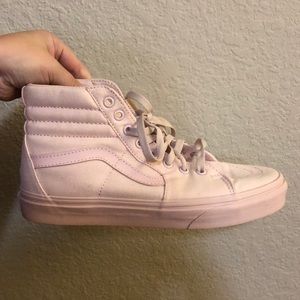 vans high tops womens pink